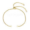 3Pcs 3 Colors Adjustable Stainless Steel Cable Chain Slider Bracelet Making AJEW-JB01230-2