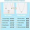 Unicraftale 304 Stainless Steel Pendant Necklaces NJEW-UN0001-02-4