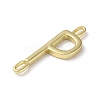 Rack Plating Brass Connector Charms KK-P245-07G-P-2