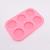 Round Shape Food Grade Silicone Molds DIY-WH0175-38-1