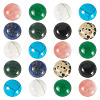 20Pcs Natural & Synthetic Mixed Gemstone Cabochons G-TA0002-76B-1