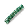 Glass Beaded Hair Barrettes PW-WG60883-12-1