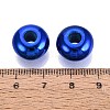 UV Plating Opaque Acrylic European Beads PACR-T017-19M-03-3