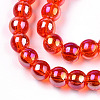 Electroplate Transparent Glass Beads Strands LS-GLAA-T032-T4mm-AB09-2