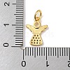 Rack Plating Brass Micro Pave Cubic Zirconia Pendants KK-A200-12G-3