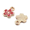 Alloy Enamel Charms ENAM-S022-01E-2