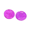 Spray Painted Natural Capiz Shell Connector Charms BSHE-S304-18C-2