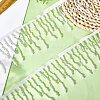 2Yards Polyester with Plastic Imitation Pearl Beads Tassel Ribbons OCOR-GF0004-99A-3