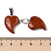 Natural Red Jasper Pendants G-B127-11P-07-3