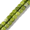 Handmade Lampwork Chevron Beads Strands X-LAMP-K041-01B-26-1