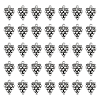 SUNNYCLUE 100Pcs Grape Tibetan Style Alloy Pendants TIBEP-SC0002-47-1