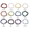 12Pcs 12 Styles Constellations Guardian Gemstone Stretch Bracelets BJEW-JB11147-4