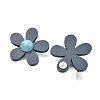 Alloy Plastic Studs Earrings for Women EJEW-K280-01A-2