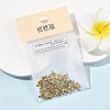 SHEGRACE Brass Pave Cubic Zirconia Square Connector Charms XGRQ2O014-440D-P-6