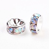 Brass Rhinestone Spacer Beads X-RB-A014-Z8mm-28S-NF-2