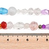 Electroplate Glass Bead Strands EGLA-L007-K01-5