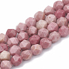 Natural Rhodonite Beads Strands G-S332-6mm-007-1