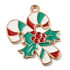 Alloy Enamel Pendants ENAM-G218-B04-1