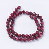Dye Natural Gemstone Beads Strands G-XCP0007-01-3