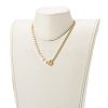 Brass Enamel Curb Chain Necklaces NJEW-JN03482-02-5