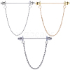 Zinc Alloy Hanging Chain Brooches FIND-GF0006-87D-1