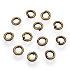 Brass Open Jump Rings X-JRC4MM-AB-1