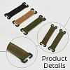 AHADERMAKER 6Pcs 3 Colors Nylon Hook and Loop Tactical Morale Patches FIND-GA0003-56-3