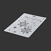 Creative Christmas Plastic Drawing Stencil X-DIY-L007-09-2