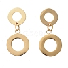 304 Stainless Steel Dangle Earrings EJEW-H368-24G-1