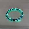 Luminous Glass Stretch Bracelets PW-WGA9C81-01-1