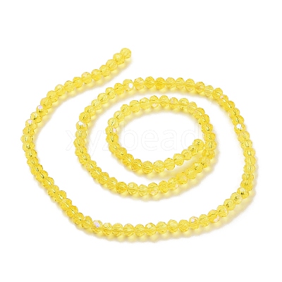 Electroplate Glass Beads Strands EGLA-A034-T3mm-L02-1