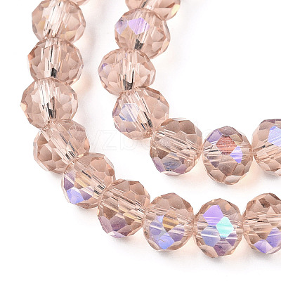 Electroplate Glass Beads Strands EGLA-A034-T2mm-L22-1