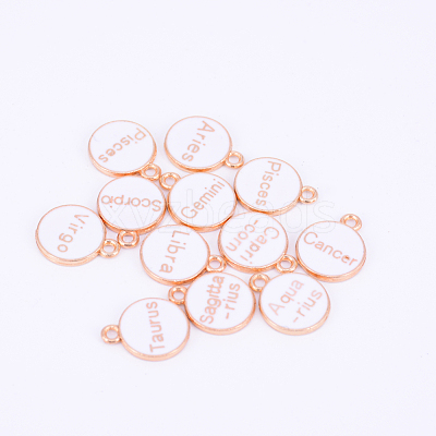 Alloy Enamel Pendants ENAM-WH0047-50G-A-1