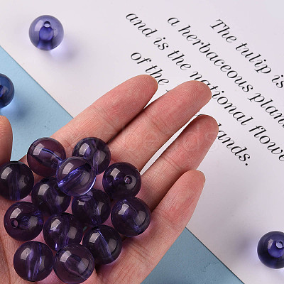 Transparent Acrylic Beads MACR-S370-A16mm-752-1