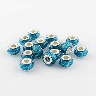 Large Hole Resin European Beads OPDL-R118-01B-1