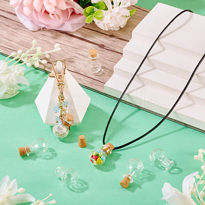 10Pcs Glass Bottles AJEW-TA0002-75-1
