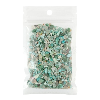 Natural Amazonite Chip Beads G-FS0001-16-1