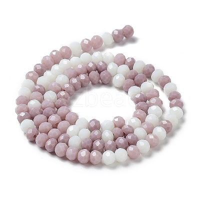 Glass Beads Strands EGLA-A034-M4mm-07-1