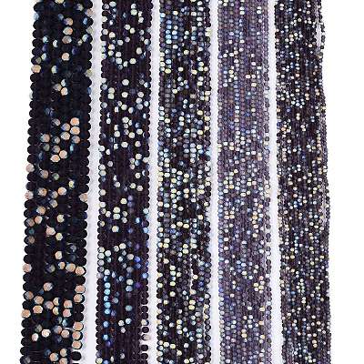 Transparent Glass Beads Strands EGLA-A044-T6mm-MB15-1