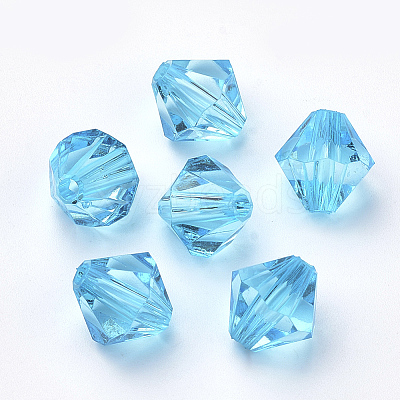 Transparent Acrylic Beads X1-TACR-S146-4mm-M-1