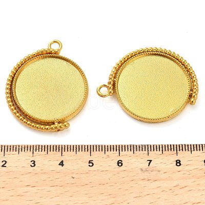 Zinc Alloy Pendant Cabochon Settings FIND-NH0001-13B-G-1