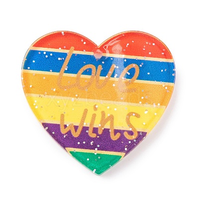Rainbow Theme Acrylic Pendants MACR-U003-01B-1