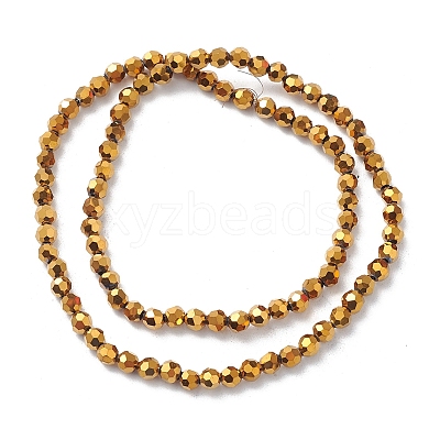 Electroplate Glass Beads Strands EGLA-K015-10D-1