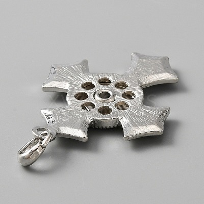 Alloy Rhinestone Hang Snap Base Pendants FIND-WH0145-68A-1