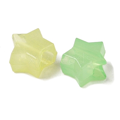 Luminous Acrylic Beads OACR-H119-04-1