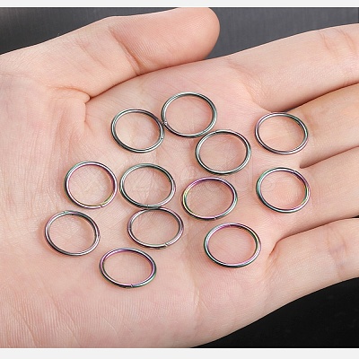 316L Surgical Stainless Steel Hoop Cartilage Earrings WGB51CA-10-1