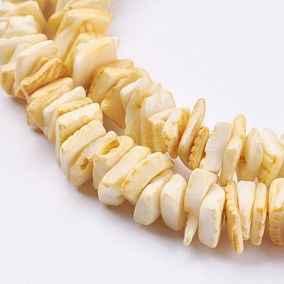 Natural Sea Shell Beads Strands X-BSHE-K012-08B-1