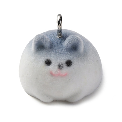 Flocky Animal Resin Pendants FIND-S001-05J-1