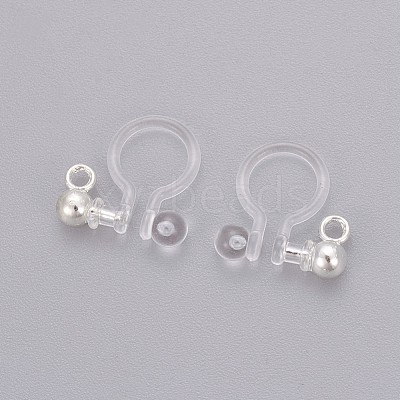 Transparent U Type Painless Prevent Allergy Resin Ear Clip X-KY-L005-03S-1