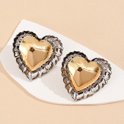 Alloy Stud Earrings for Women WG25DEF-01-1